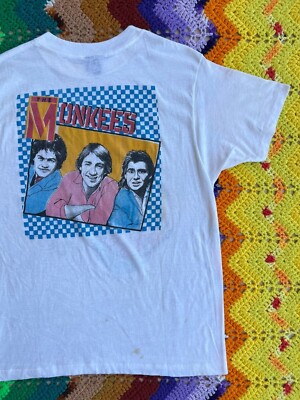 The Monkees 1986 コンサートツアーTシャツ 80s Monkees 20th Anniversary Celebration Tour 1986 Concert T