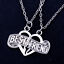 thumbnail 8  - Best Friends Pendant Necklace Broken Heart Friendship Gifts Chain Jewellery BFF