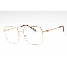 Charriol Women's Eyeglasses Shiny Gold/Tortoise Metal Square Frame PC71071 C01