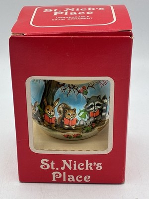 Vintage 1992 St Nick s Place Teacher Christmas Ornament Personalized INA USA