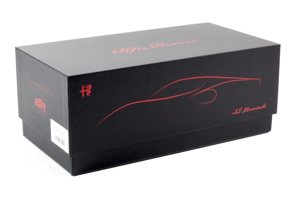 1:18 BBR Alfa Romeo 33 Stradale Rosso Villa d'Este rosso metallizzato - Limited 333 pz - Immagine 4 di 4