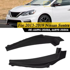 Front Windshield Wiper Side Cowl Extension Cover Trim For 2013-19 Nissan Sentra