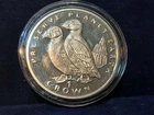 Gibraltar 1 crown Preserve Planet Earth Puffins Birds  silver  1996 proof .925
