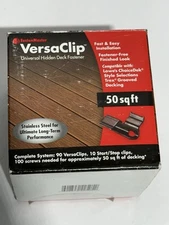 FastenMaster VersaClip Black Self Drilling Clip Deck Hidden Fasteners