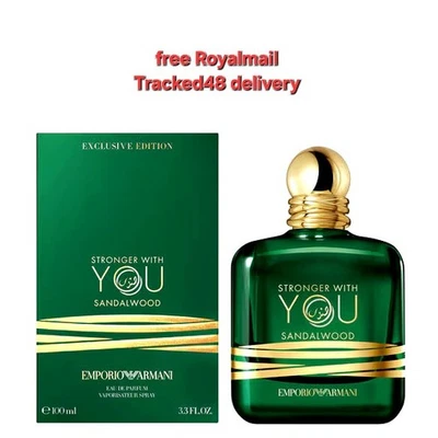 EMPORIO ARMANI Armani Stronger with You Sandalwood EXCLUSIVE Edp 100ml Spray Men's,New&Sealed