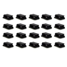 20Pack Wire Tie Cable Clamp Clip Holder Self-adhesive For Car DVR Detector GPS F