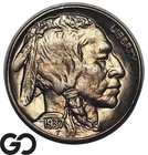 1937-D Buffalo Nickel, Frosty Solid Gem BU++, Great Strike