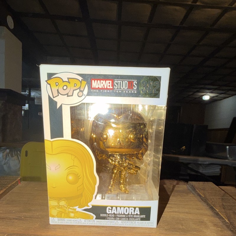 Funko Pop! Vinyl Gamora #382 Gold Metallic Marvel First Ten Years GOTG Vol. 2