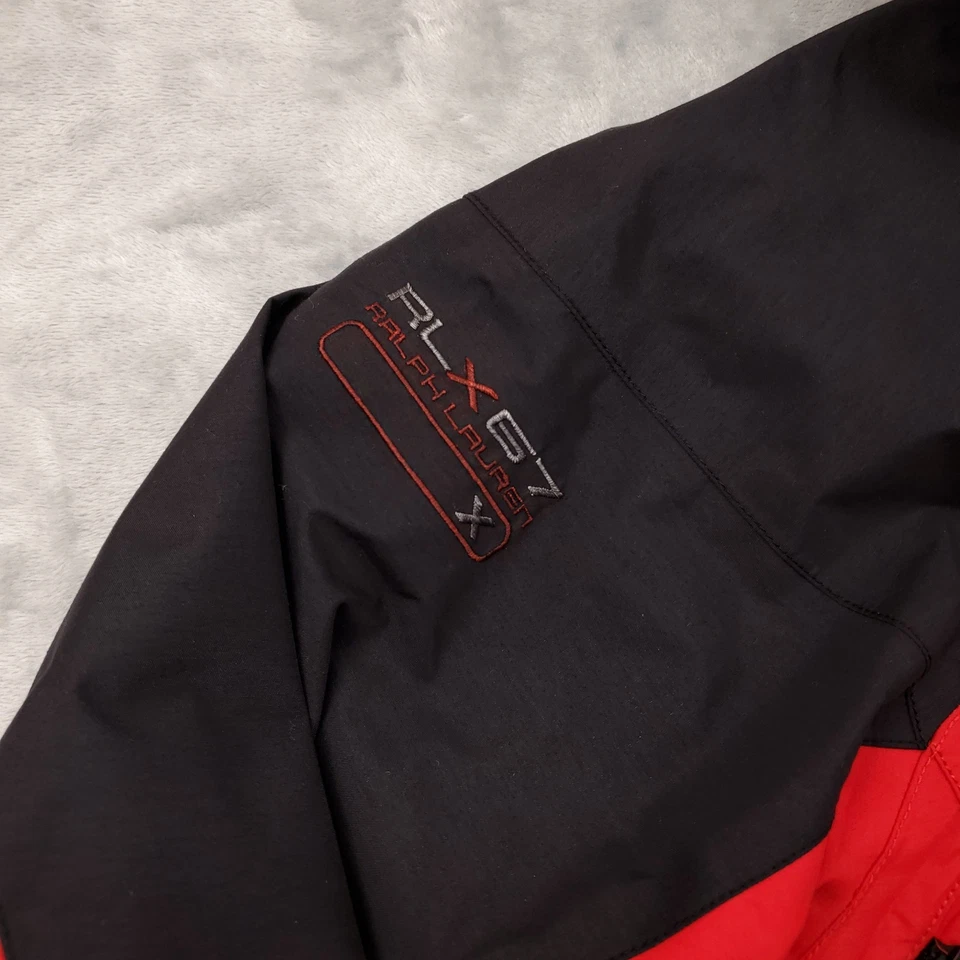 Chaqueta RLX Ralph Lauren Para Hombre Mediana Roja 67 RLX67 Primaloft Abrigo de Esquí con Capucha Foto 3 de 4