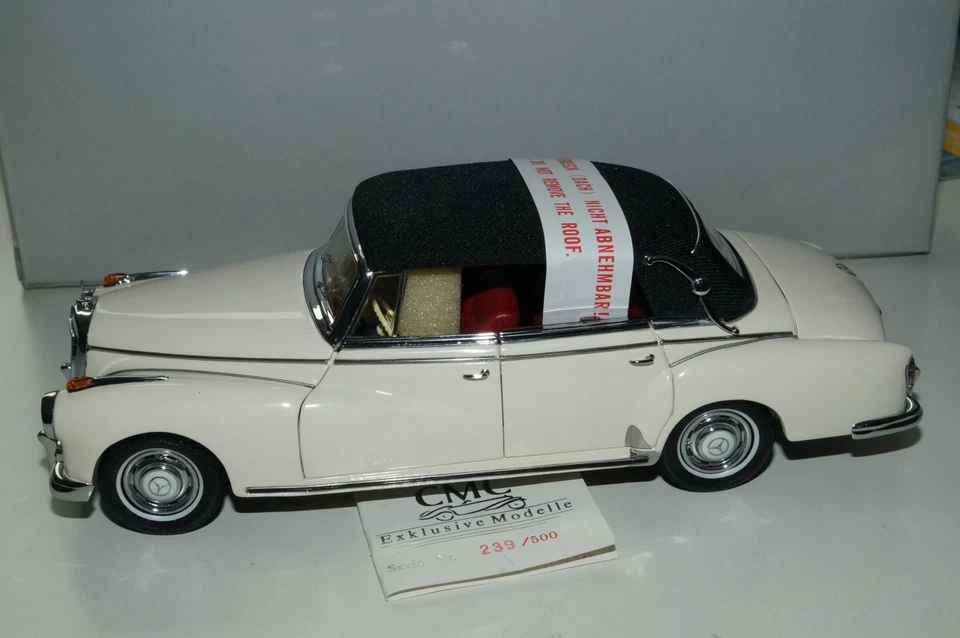 1/24 CMC M-026A Mercedes-Benz 300d Adenauer in white DEALER EDITION #239/500 - Image 2 of 4