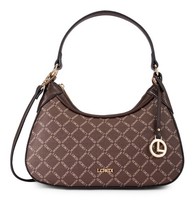 L.Credi Filiberta Hobo Bag Schultertasche Tasche Chocolate Dunkelbraun Neu