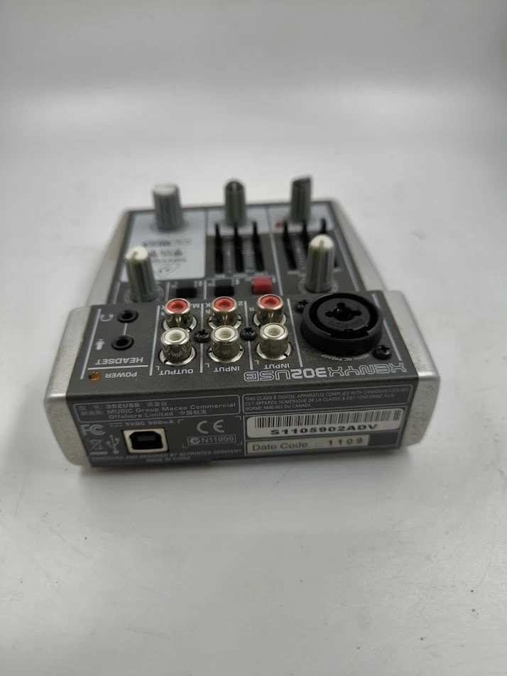 Behringer Xenyx 302USB Mixer - Gebraucht, Betreibt Auf, Kosmetik Kleidung - Bild 4 von 4