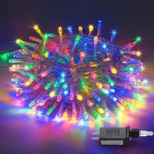 JMEXSUSS 300 LED Christmas Tree Lights, 8 Modes
