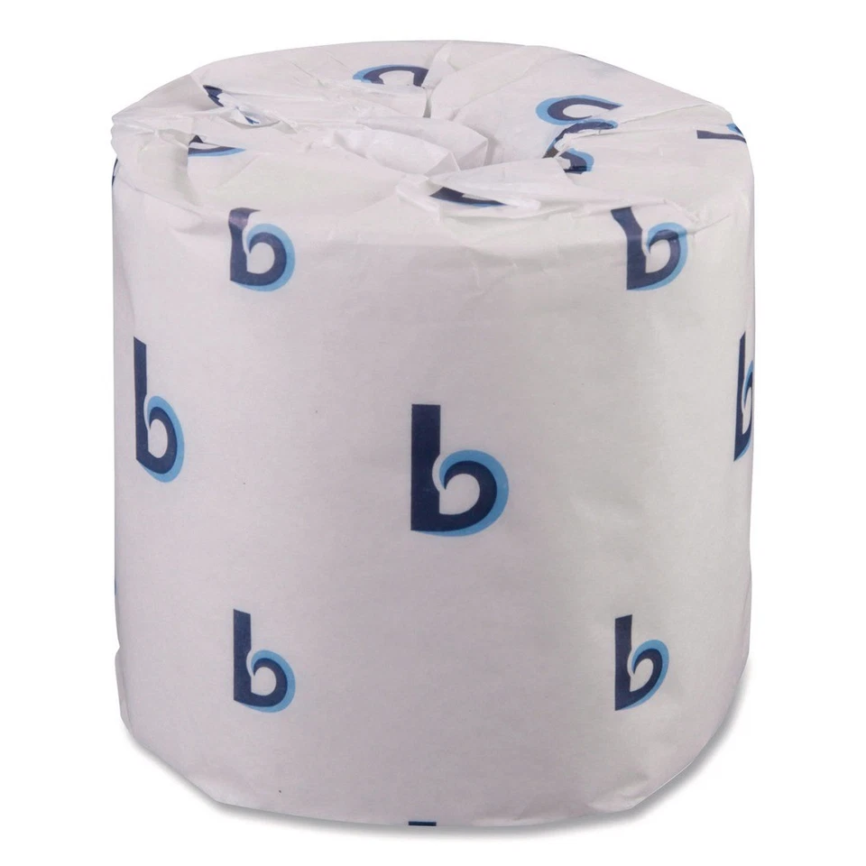 Boardwalk BWK6145 2-Ply Standard Septic Safe 4" x 3" Toilet Tissue (96/CT) New - Image 2 of 4