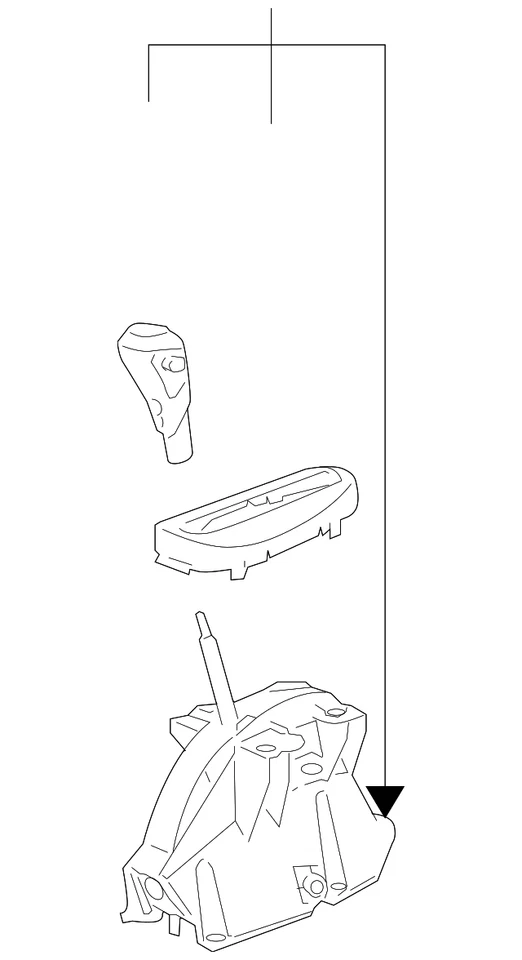 Conjunto de palanca de cambios de transmisión automática GM 19259863 original Foto 4 de 4