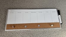 Weekly Dry Erase Board Magnetic Calendar Whiteboard Planner
