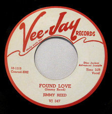 Jimmy Reed-Found Love/Where Can You Be-1960 Vee Jay Records VJ 347-Promo-Listen