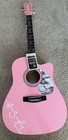 Taylor Swift Signed Pink Acoustic Guitar AUTO JSA COA w/ gig bag — photo 2