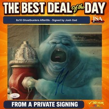 Josh Gad Signed 8x10 Photo Ghostbusters Afterlife JSA COA from Private Signing