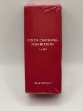 Color Changing Foundation SPF 15 Skin Tone Match Vegan 30ml 1.01oz New Sealed