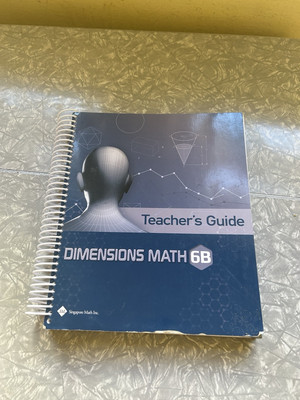 Dimensions Math Teacher's Guide 6B (Spiral)