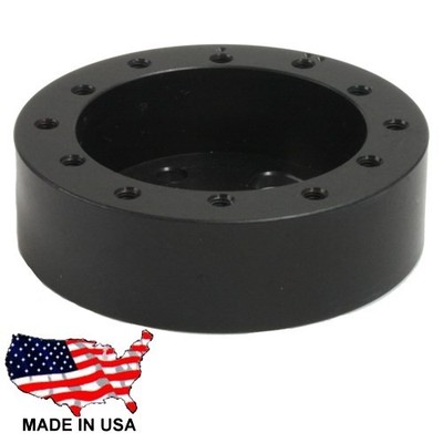 Double Pattern 6 Bolt Steering Wheel To 3 Bolt Adapter Billet Hub Spacer 1 inch