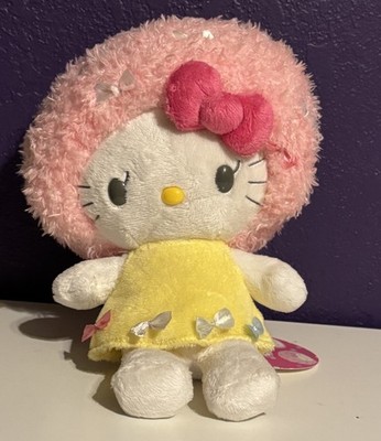 Hello Kitty Pink Pink Afro Plush Sanrio 2010 New With Tags Extremely Rare HTF