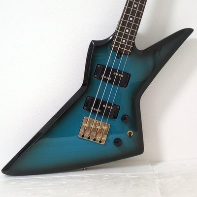 Electric Bass Guitar Aria Pro II ZZB Deluxe Explorer Blue Burst | eBay