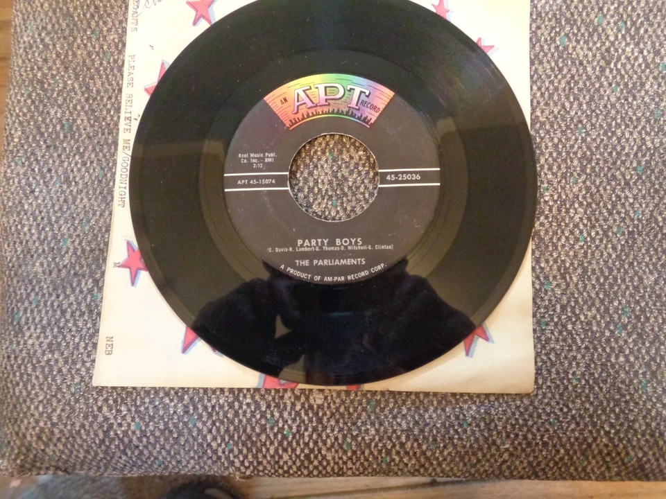 The Parliaments,Poor Willie,Apt Label, 45 RPM - Image 3 of 3