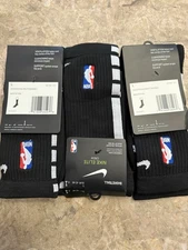 Nike NBA Elite DRI-FIT  Socks  3 Pair Large