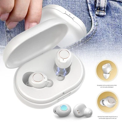 HOLFENRY Rechargeable Hearing Aid In-Ear Invisible Digital Enhancer Voice Sound Amplifier
