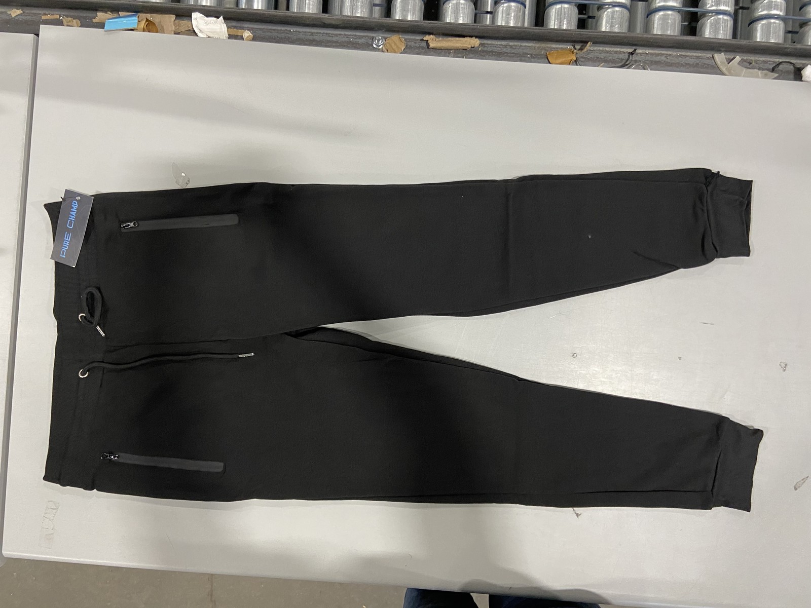 МУЖСКИЕ ФЛИСОВЫЕ СПОРТИВНЫЕ ШТАНЫ ДЛЯ БЕГА ТРУСЦОЙ PURE CHAMP РАЗМЕР M - ЧЕРНЫЙ 7790₽