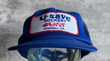 Vintage 1980s U-Save Rockery Landscaping Campbell California Mesh Snapback Cap