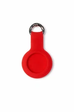 3 PCS RED For Apple AirTag Silicone Holder Keyring Carry Case Keychain Air Tag