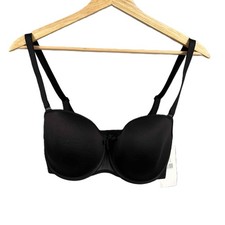Chantelle Modern Invisible Smooth Custom Fit Convertible Demi Bra Black 34DD New