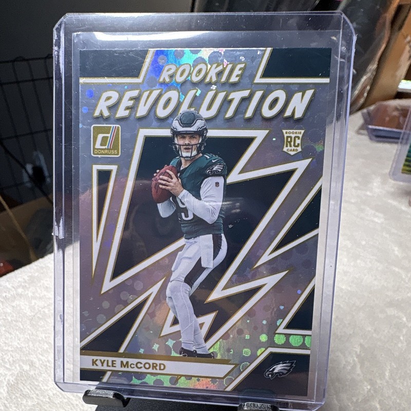 Panini 2025 Donruss Kyle McCord Philadelphia Eagles Rookie Revolution RC #23