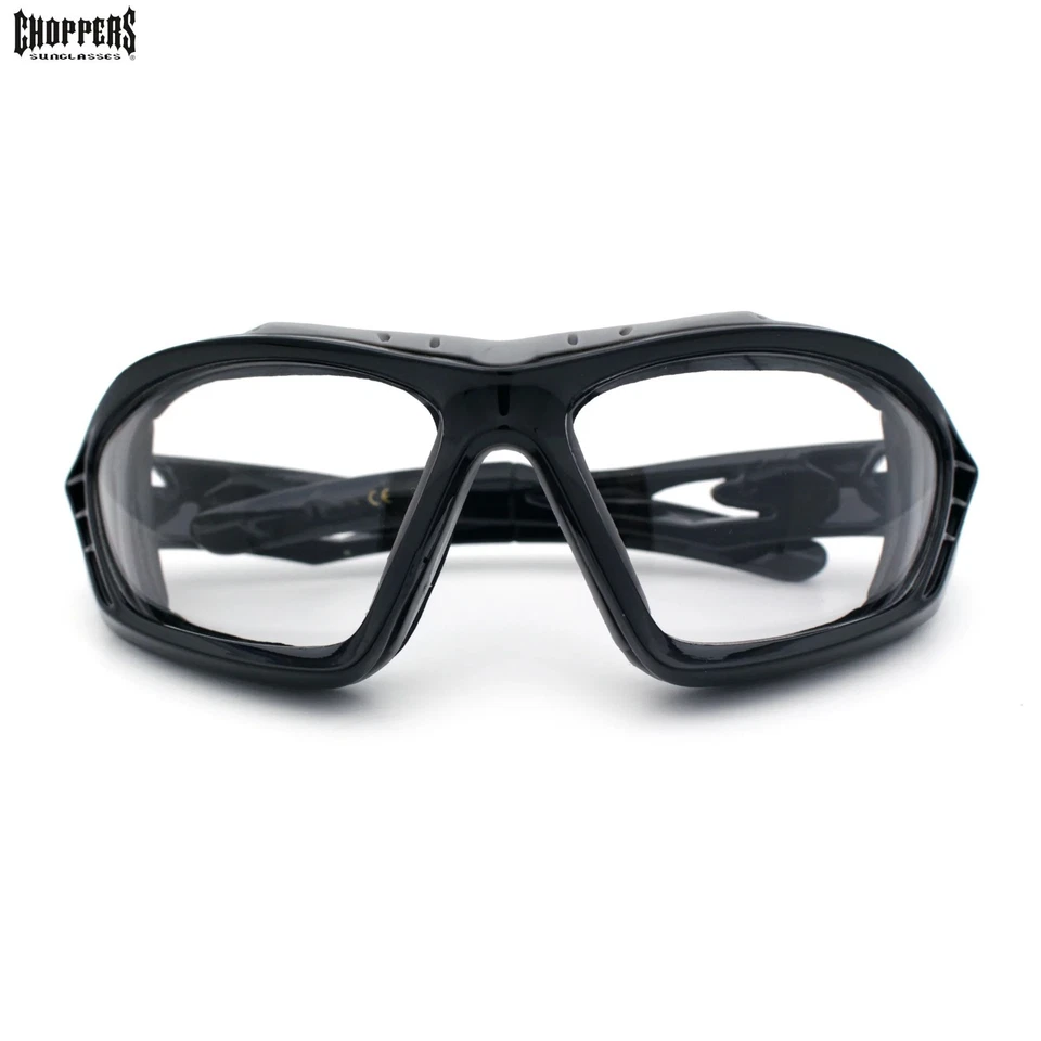 Transitional Motorcycle Sunglasses Photochromic Day Night Wind Resistant Glasses - Image 3 of 4