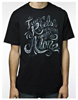 MARC ECKO Streetwear Graphic T-Shirt Gr. M Herren TRUE REBELS Always Walk Alone Neu mit Etikett