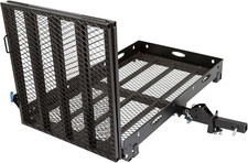 Heavy-Duty 48" Steel Wheelchair Scooter Carrier with Ramp - 500 lb Capacity