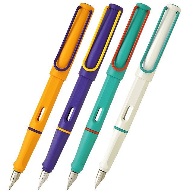 Lamy Safari Fountain Pen Limited Color Clip Various Color, Nib New