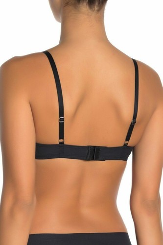 Hanro SMOOTH ILLUSION Black 71294 UW Bra 36B & 71296 Hi Cut Brief M - Picture 7 of 13