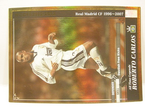 Panini WCCF 2012-13 ATLE Roberto Carlos 1973 Brazil No.3 Real Madrid CF Legends - Picture 2 of 6
