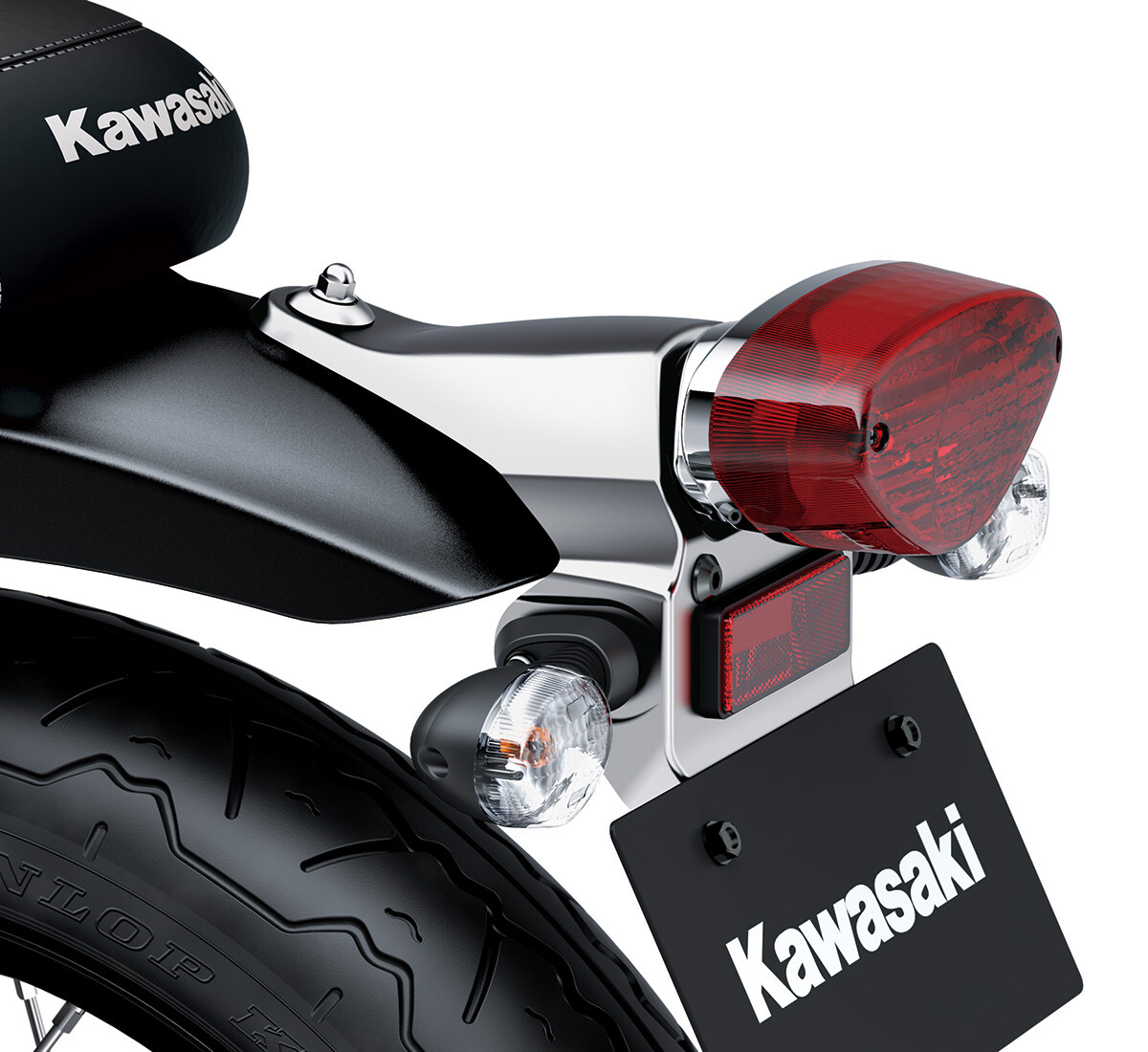 2019 KAWASAKI W800 CAFE TAIL LAMP BRACKET - CHROME 99994