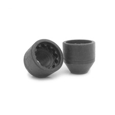 Felgenschloss Muttern Sicustar schwarz - M12x1,25 - Kegel 60° - Mutter: Offen - 