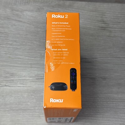 Roku 2 (3rd Generation) Media Streamer 2720X - Black for sale