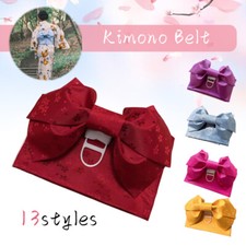 Japanese Style Original Kimono Waist Belt Colorful Girdle Bow Wide Corset Belt