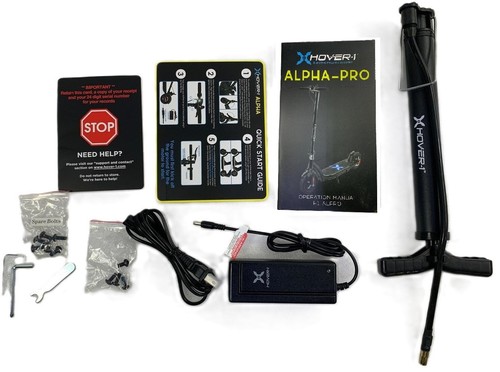 Hover-1 Alpha Pro black electric scooter 18 mph, 264 lb Max ⚫OPEN BOX - Picture 9 of 9