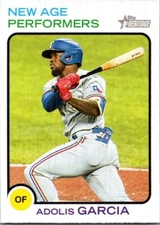 2022 Topps Heritage #NAP-17 Adolis Garcia New Age Performers