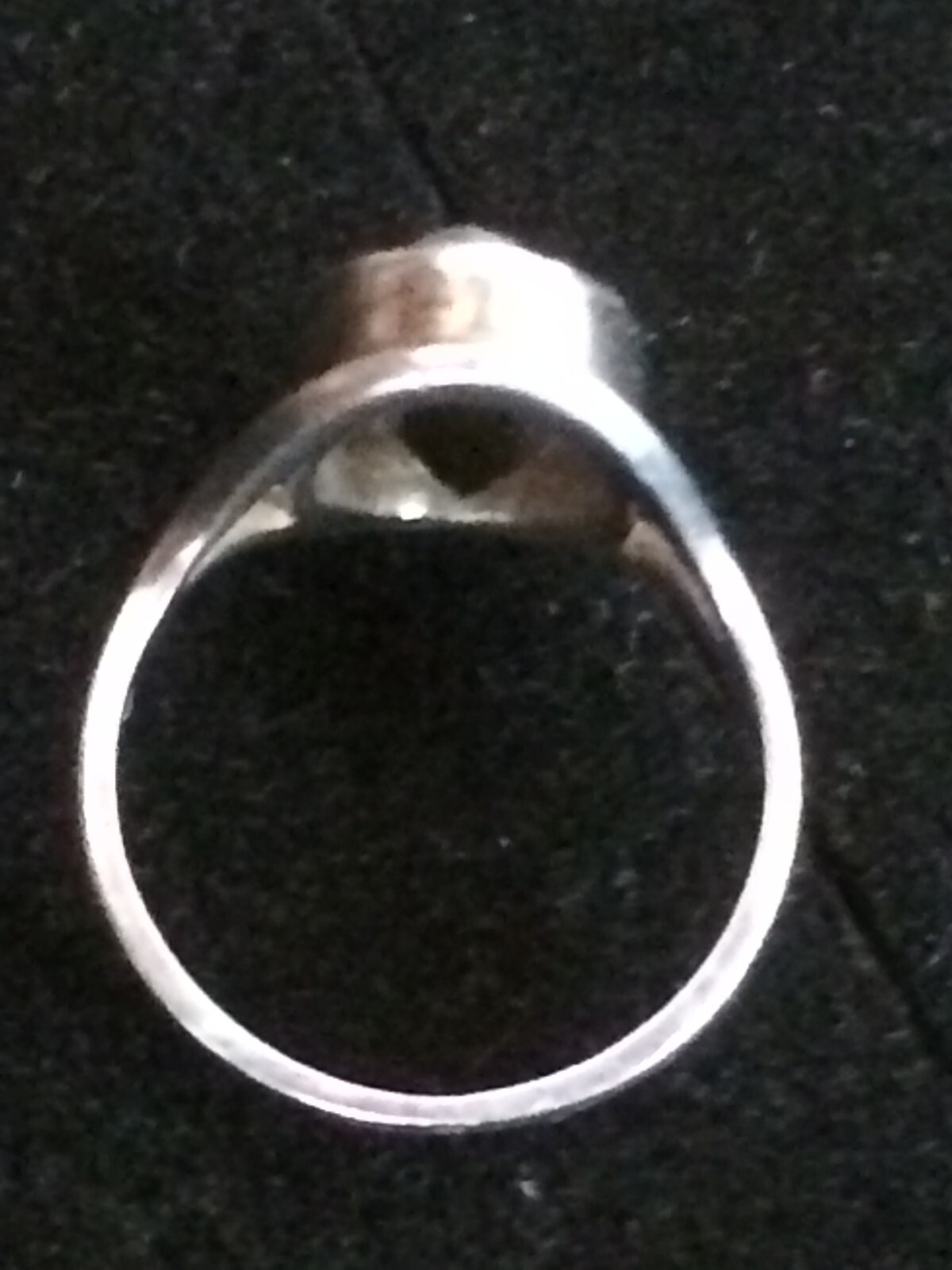 Solid Silver Ring with Oval Smoky Quartz 925 Silv… - image 4