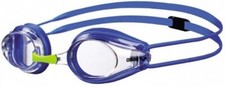 Arena Tracks Junior Swimming Goggles - Clear/Blue/Blue